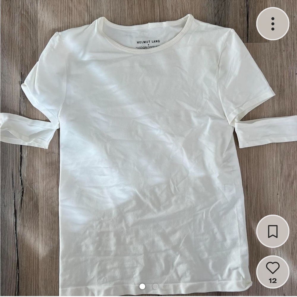Helmut lang spandex stretchy tshirt